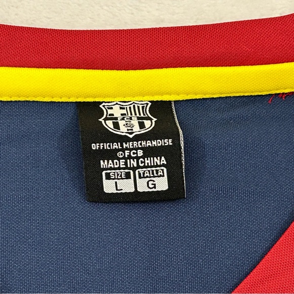 FC Barcelona Navy Blue Official FCB Futbol Athletic Soccer Jersey Adult Sizes - Picture 7 of 12